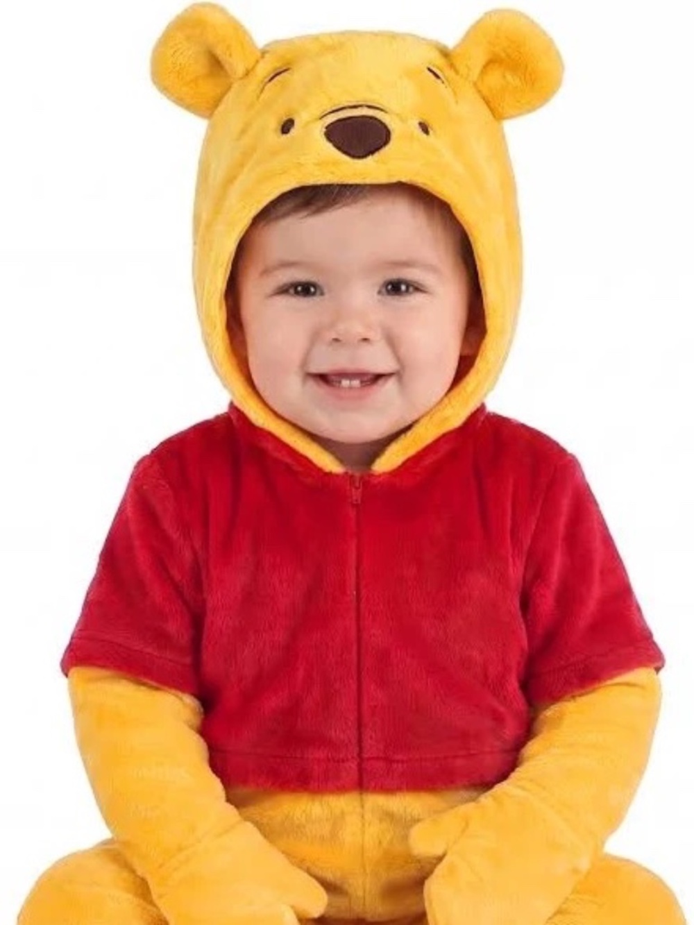 Baby Disney Winnie the Pooh Baby Fleece Bodysuit 3-6mo Gently Used